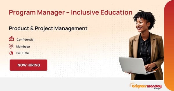 Program Manager – Inclusive Education in Mombasa