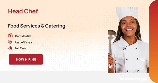 HEAD CHEF in Rest of Kenya