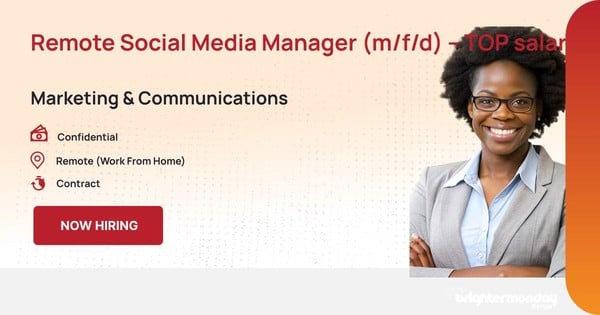 Remote Social Media Manager (m/f/d) – TOP salary – flexible schedule – clear processes - PT / FT in Remote (Work From Home)
