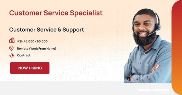 Customer Service Specialist in Remote (Work From Home)