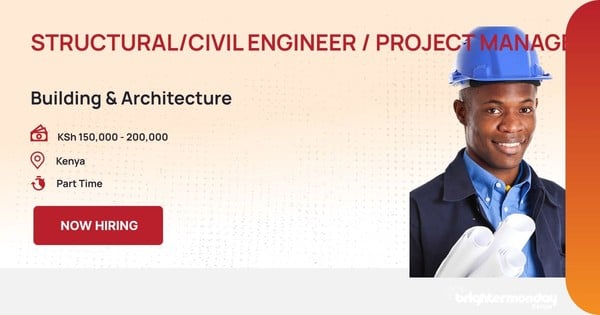 STRUCTURAL/CIVIL ENGINEER / PROJECT MANAGER - Part-Time in Kenya