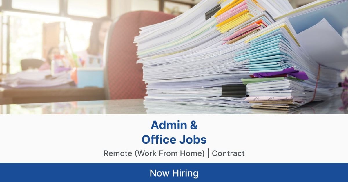 Remote Contract Admin & Office Jobs Jobberman