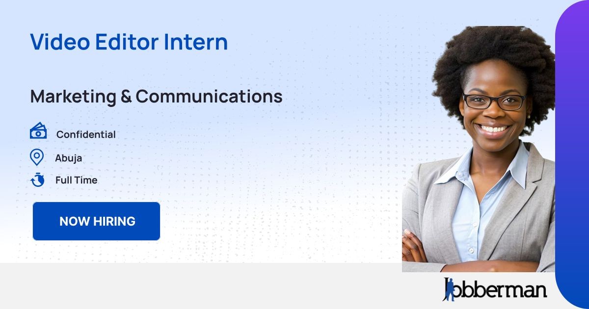 Video Editor Intern at Peace Digital Marketing Services | Jobberman
