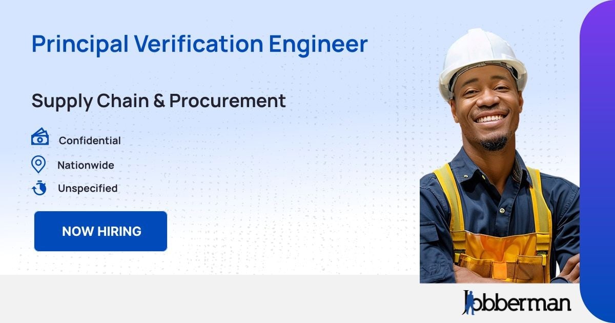Principal Verification Engineer at Jobgether | Jobberman