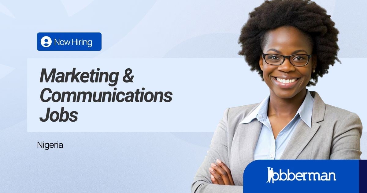 Gallery Detail: Marketing Communications Jobs In Nigeria