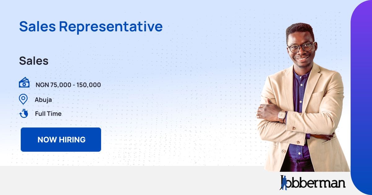 Sales Representative at BAFFI FURNITURE Jobberman