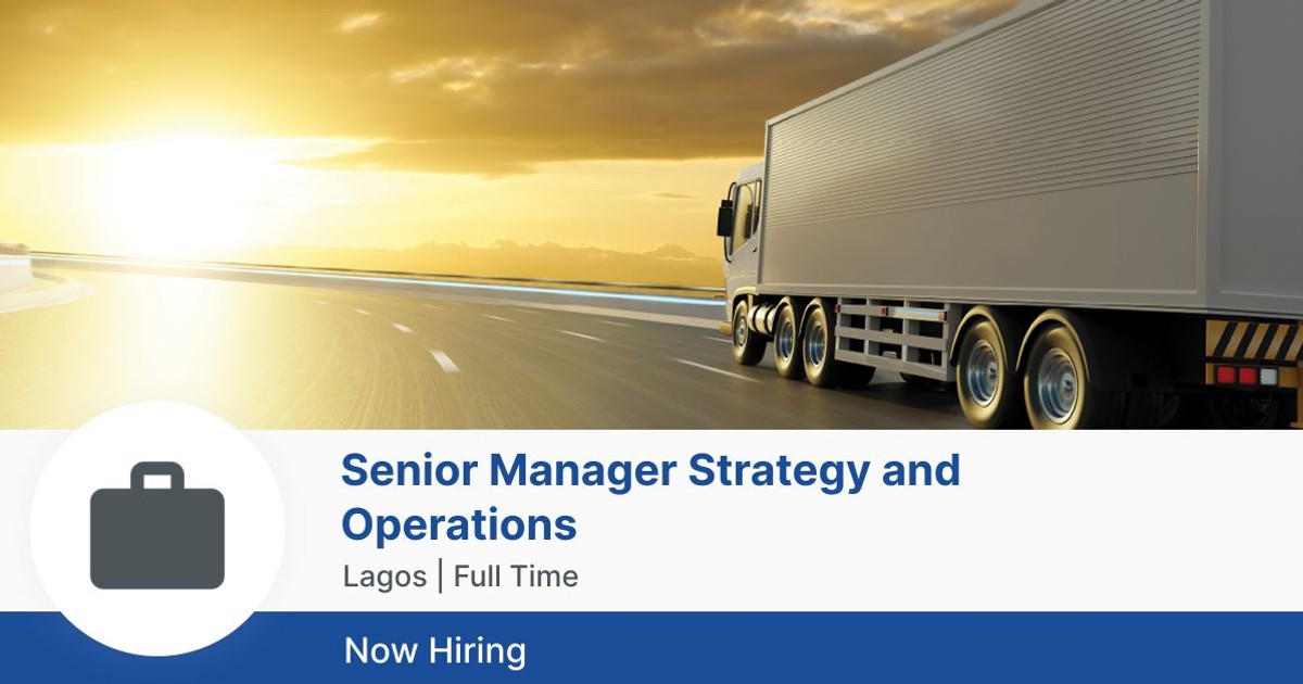 Senior Manager Strategy And Operations Salary