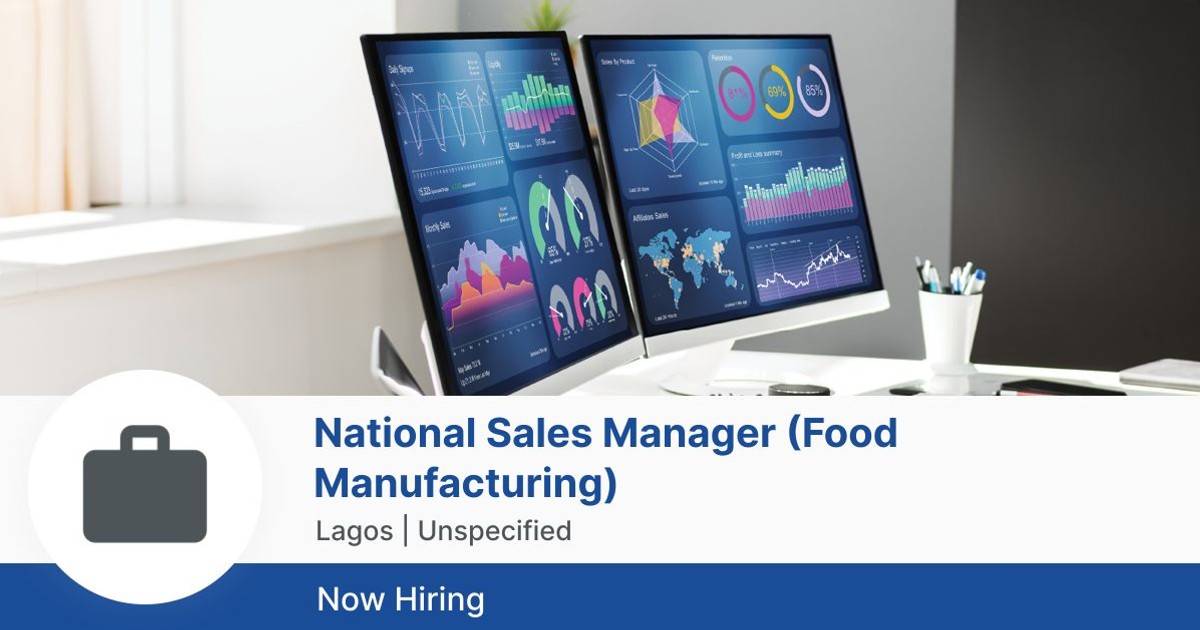 National Sales Manager (Food Manufacturing) at Sunrose Consulting