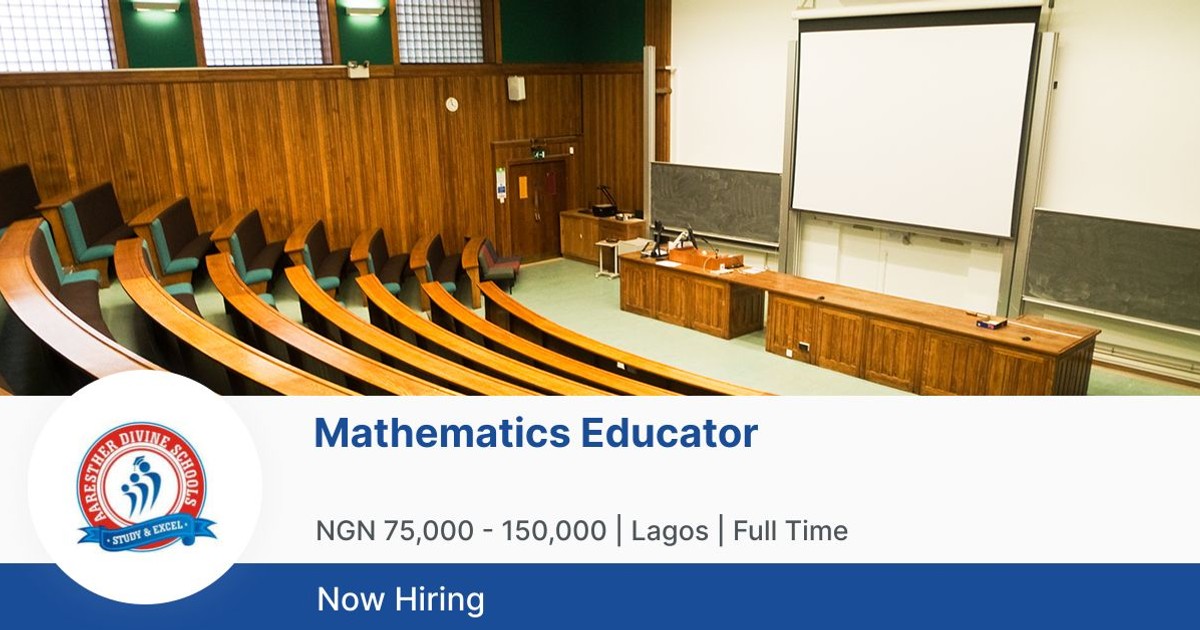 mathematics-educator-at-aaresther-divine-school-jobberman
