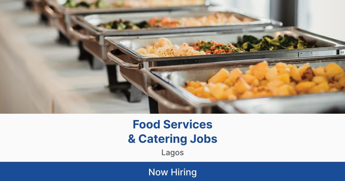 Hotel and catering jobs in lagos