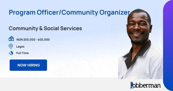 Program Officer/Community Organizer in Lagos