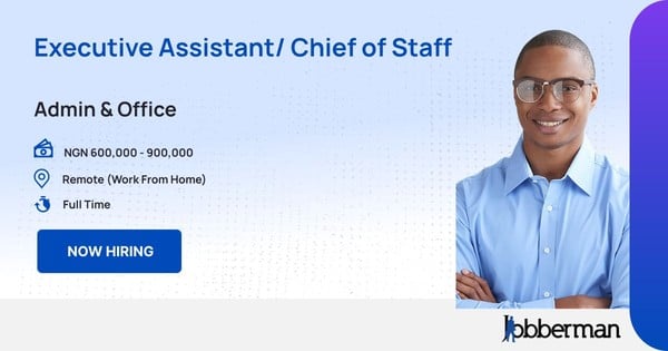 Executive Assistant/ Chief of Staff in Remote (Work From Home)