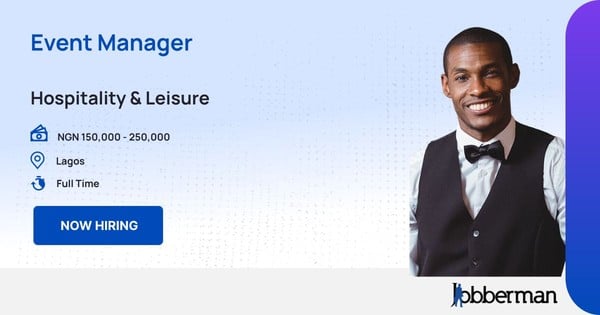 Event Manager in Lagos