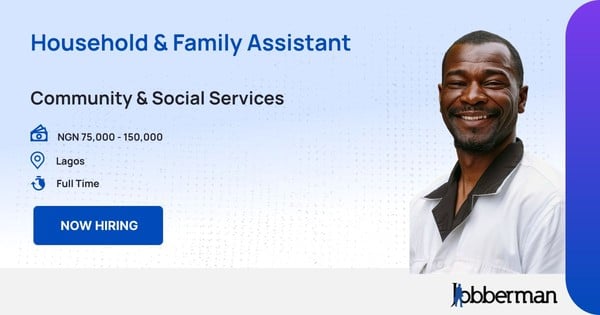 Household & Family Assistant in Lagos