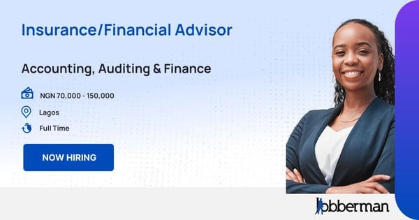 Insurance/Financial Advisor in Lagos