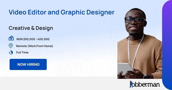 Video Editor and Graphic Designer in Remote (Work From Home)