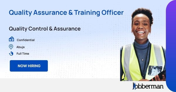 Quality Assurance & Training Officer in Abuja