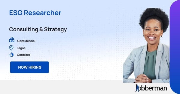 ESG Researcher in Lagos