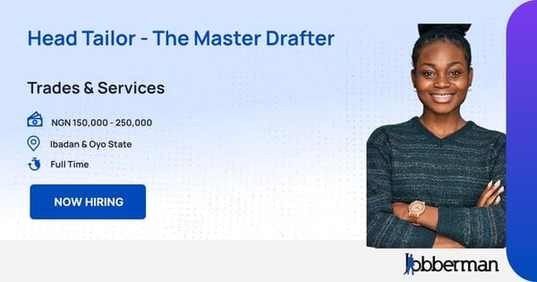 Head Tailor - The Master Drafter in Ibadan & Oyo State