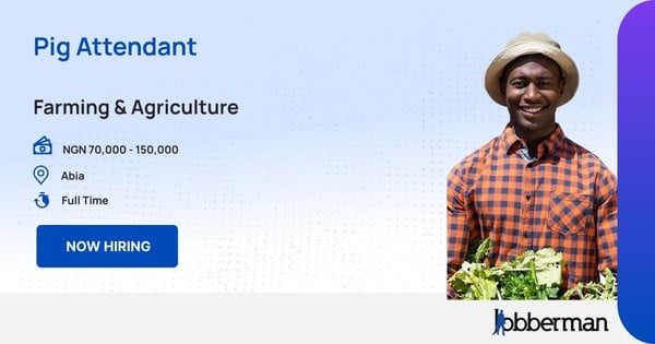 Pig Attendant in Rest of Nigeria