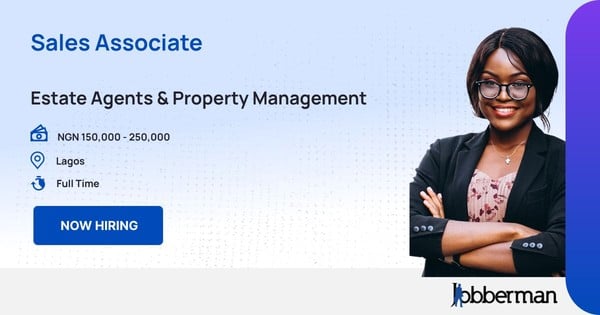 Sales Associate in Lagos