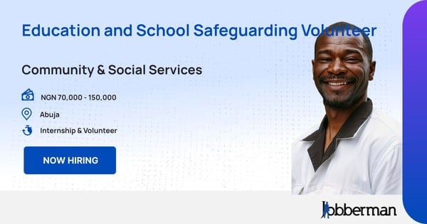 Education and School Safeguarding Volunteer in Abuja