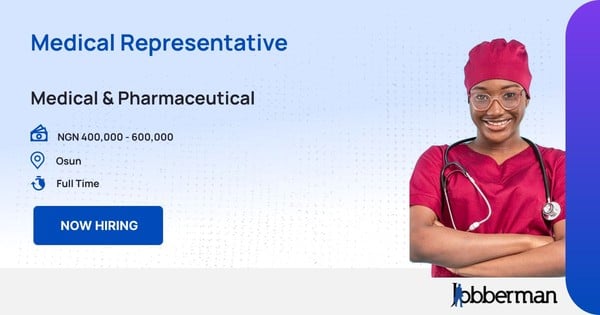 Medical Representative in Rest of Nigeria