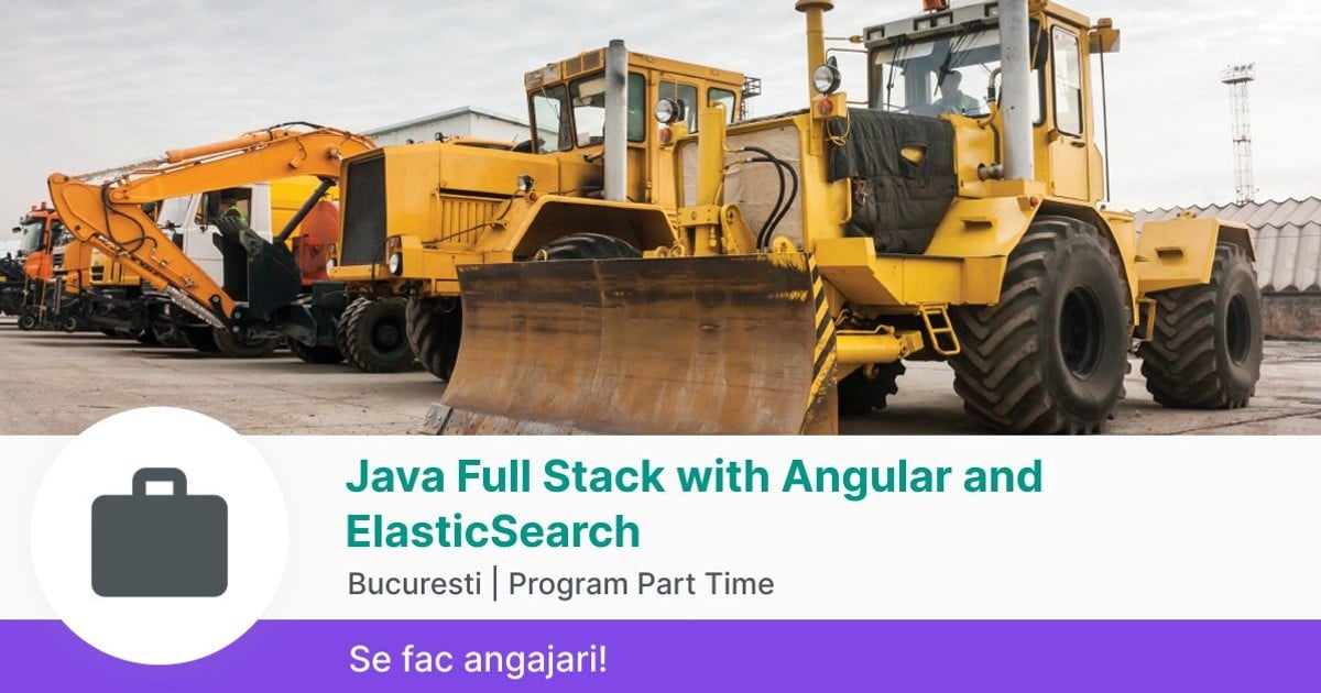 Java Full Stack with Angular and ElasticSearch in Bucuresti la Data ...
