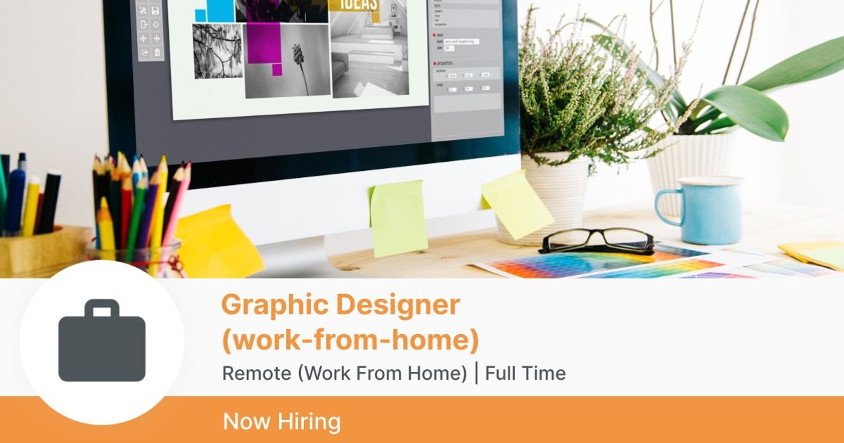 Graphic Designer Work From Home At