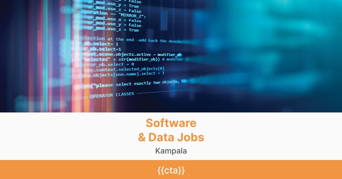Software & Data Jobs in Kampala BrighterMonday