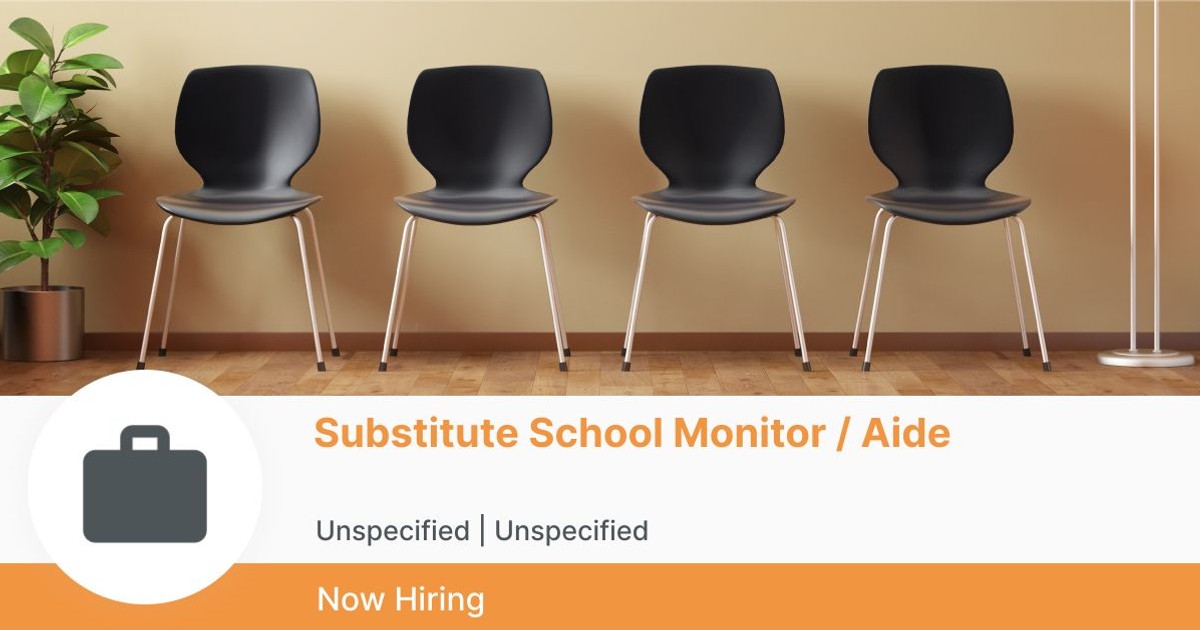 Substitute School Monitor / Aide at Shenendehowa Central School