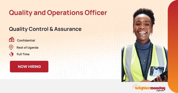 Quality and Operations Officer in Rest of Uganda