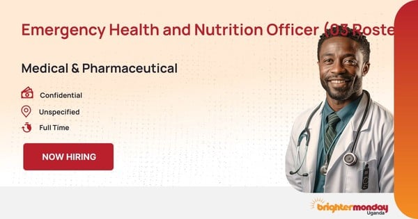 Emergency Health and Nutrition Officer (03 Roster Positions) in Unspecified