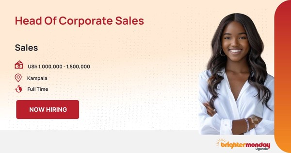 HEAD OF CORPORATE SALES in Kampala