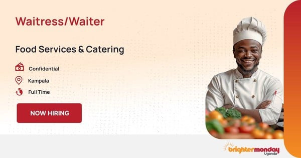 Waitress/Waiter in Kampala