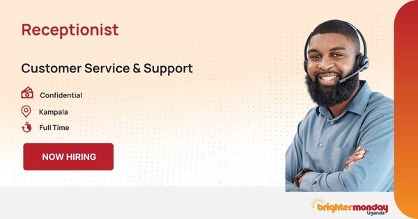 RECEPTIONIST in Kampala